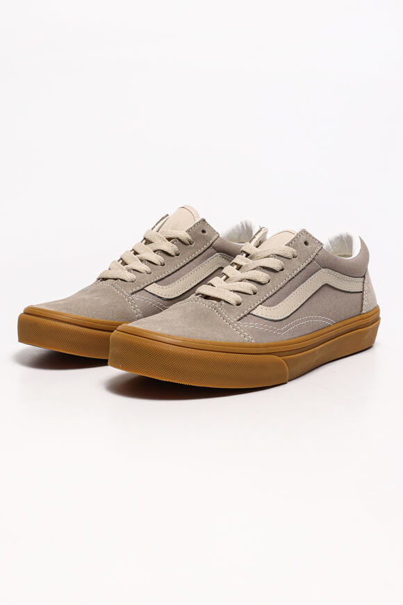 Vans Old Skool Sneaker | Neutral Block Gray + Gum | Jungen  | EU37 von Vans