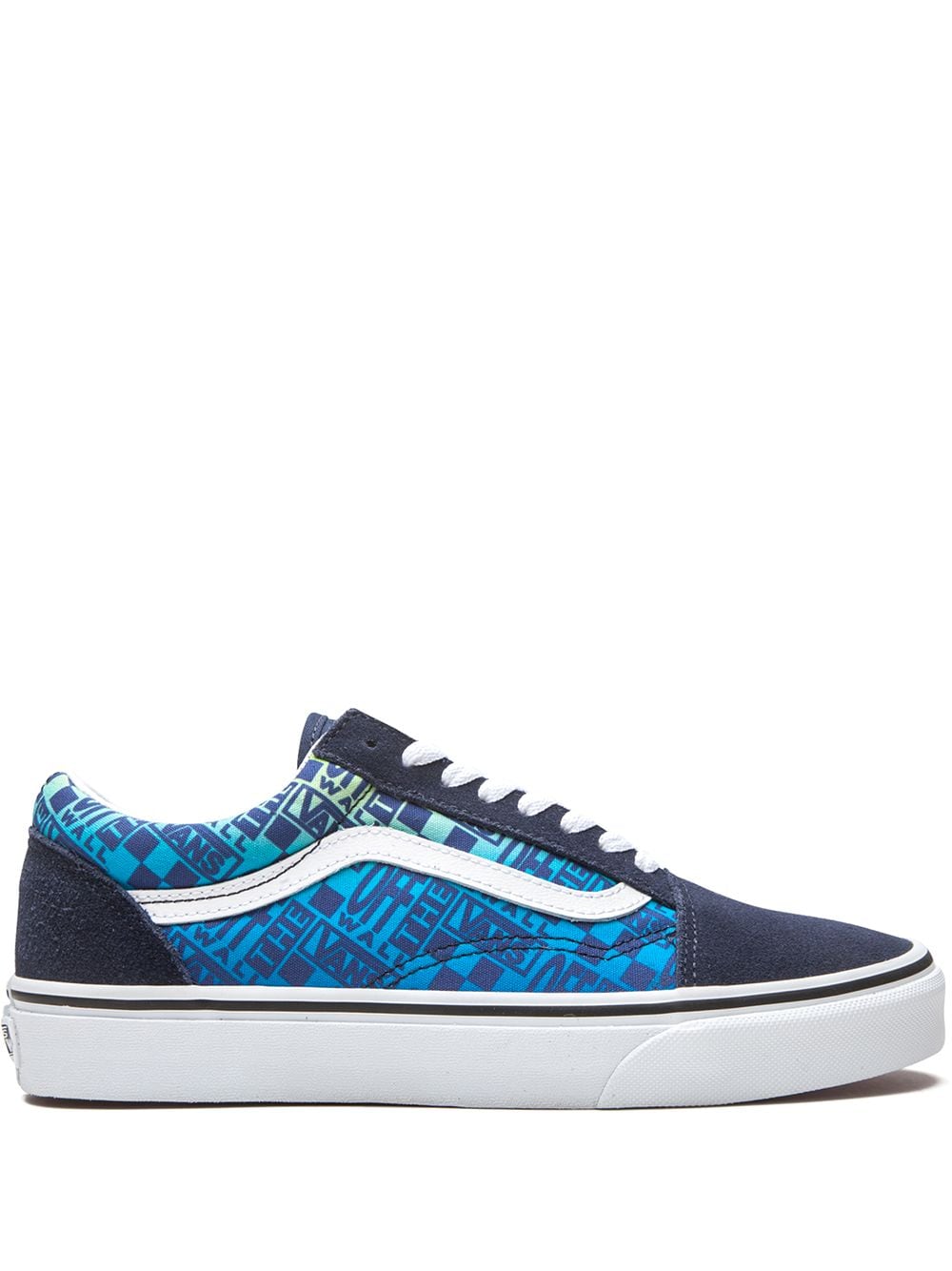 Vans Old Skool "Off The Wall Logos - Blue" sneakers von Vans