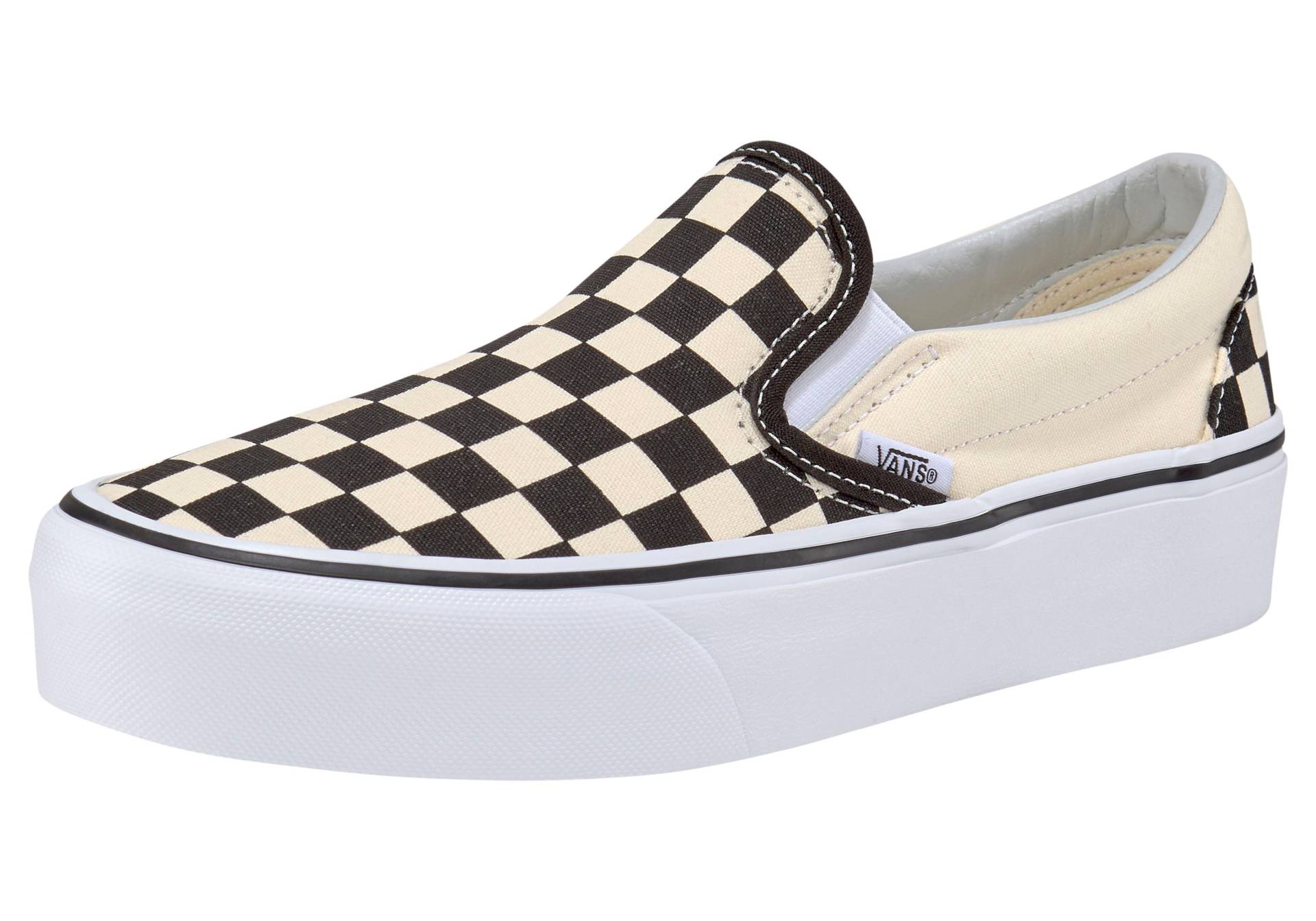 Vans Plateausneaker »Classic Slip-On Platform Checkerboard« von Vans