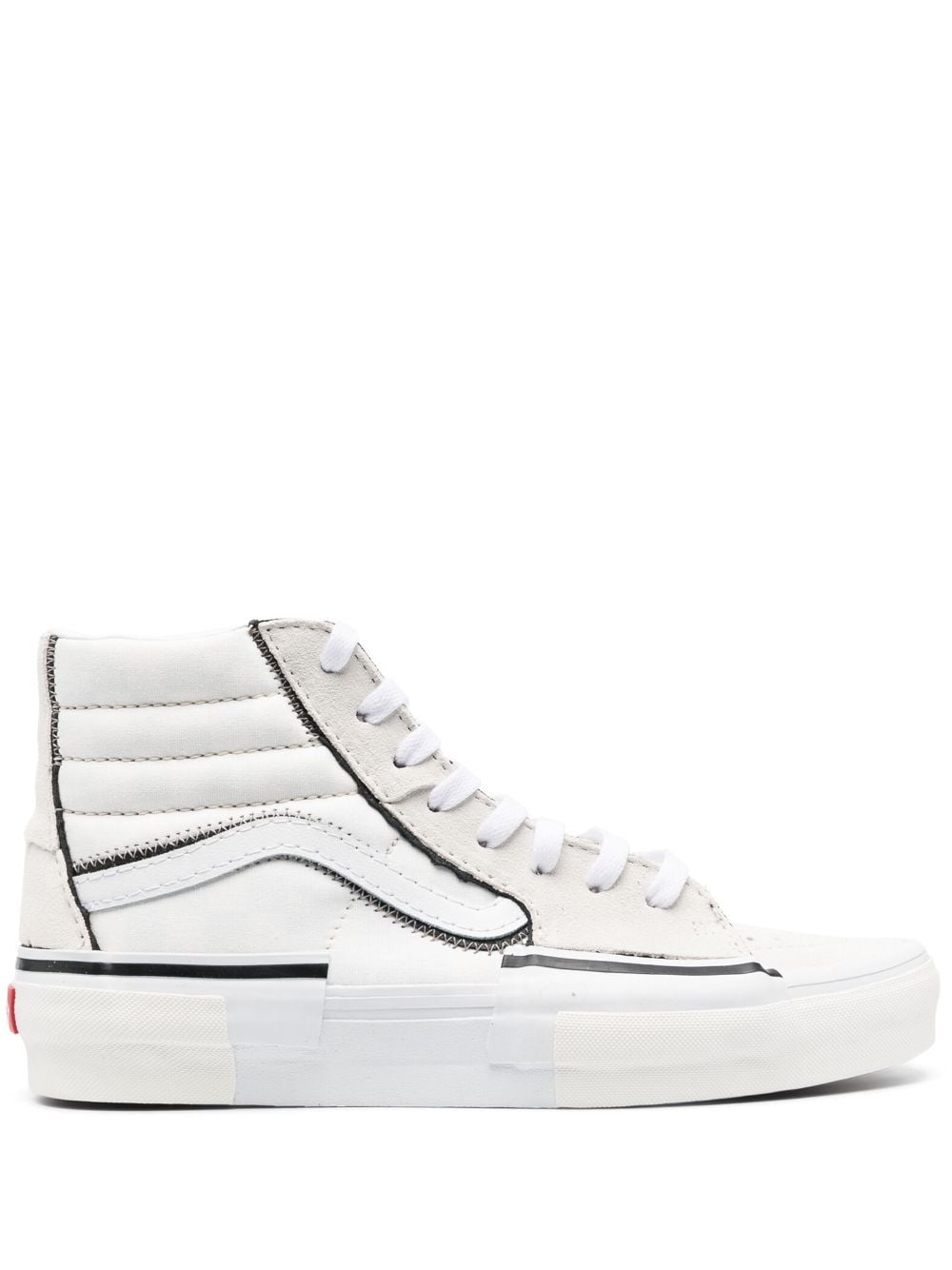 Vans Sk8-Hi top leather sneakers - White von Vans