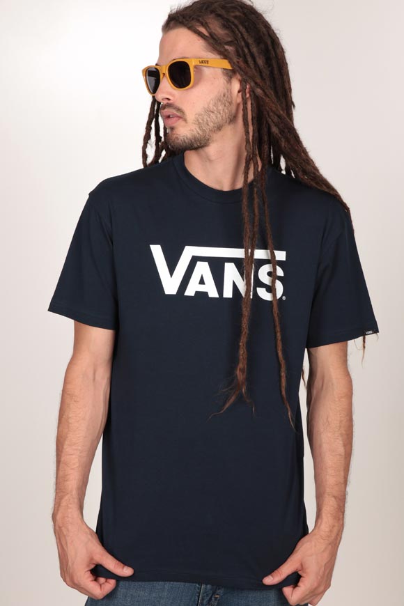 Vans T-Shirt | Navy + Weiss | Herren  | M von Vans