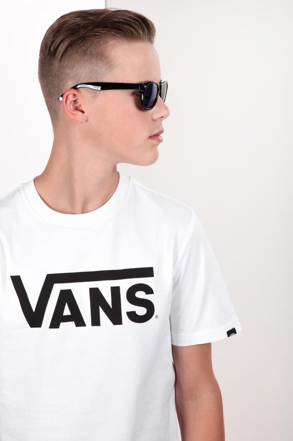 Vans T-Shirt | Weiss + Schwarz | Jungen  | S von Vans