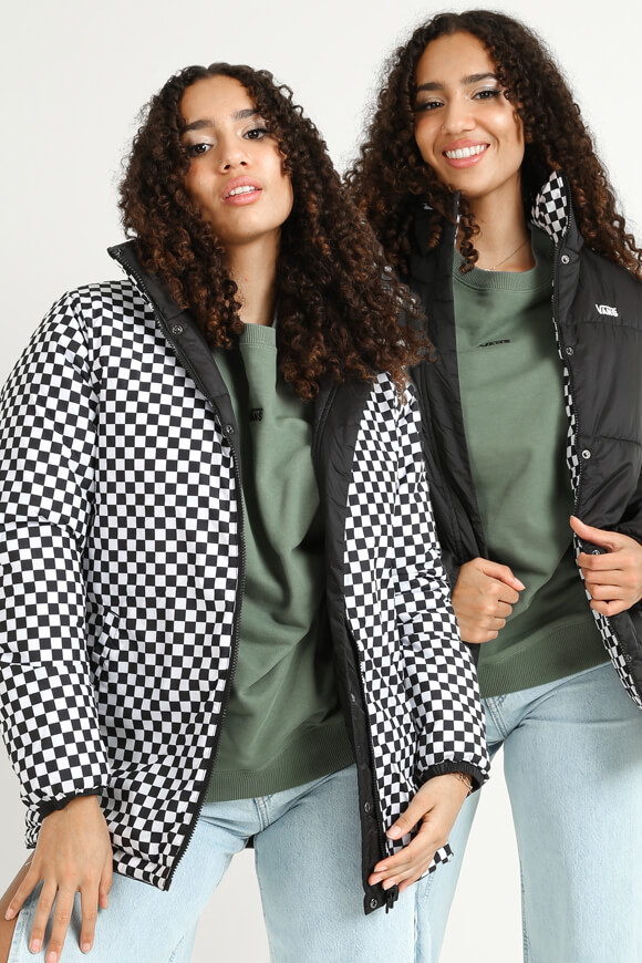 Vans Wendejacke | Black + White | Damen  | L von Vans