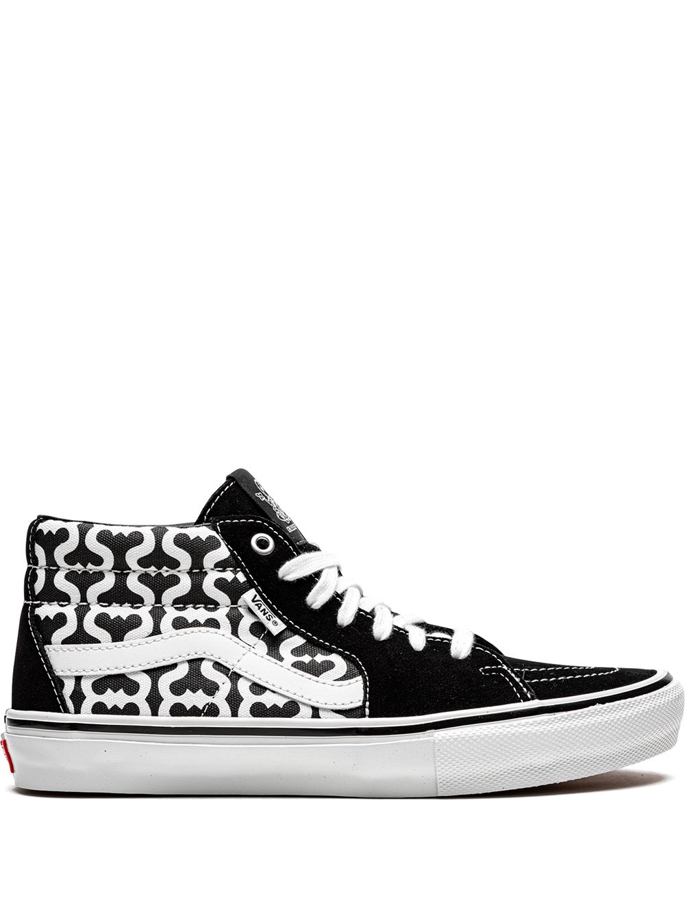 Vans x Supreme Skate Grosso Mid "Monogram S - Black" sneakers von Vans