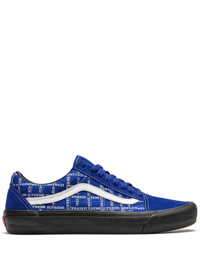 Vans x Supreme Old Skool Pro "Grid Logo - Blue" sneakers von Vans