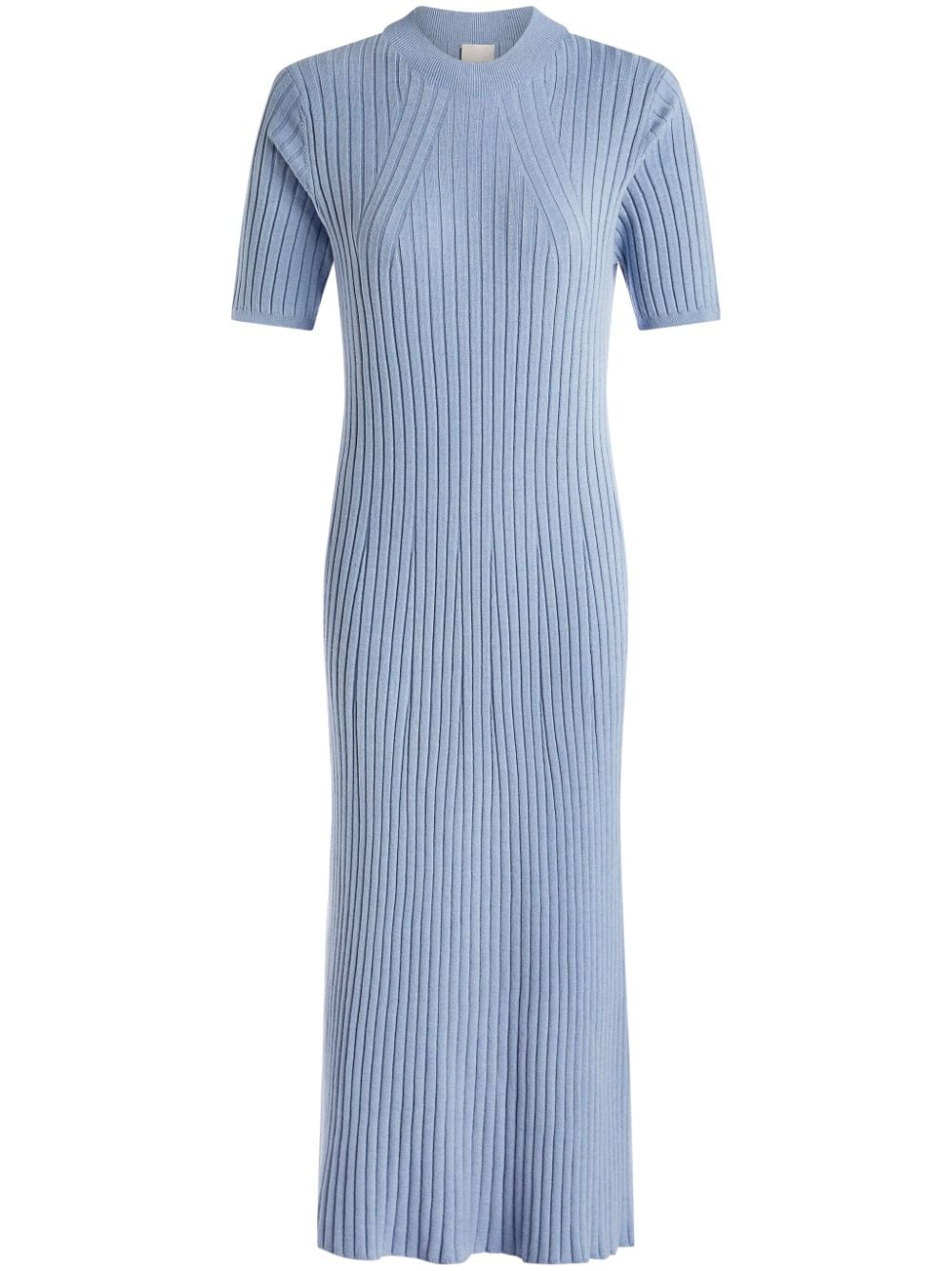 Varley Maeve ribbed-knit midi dress - Blue von Varley