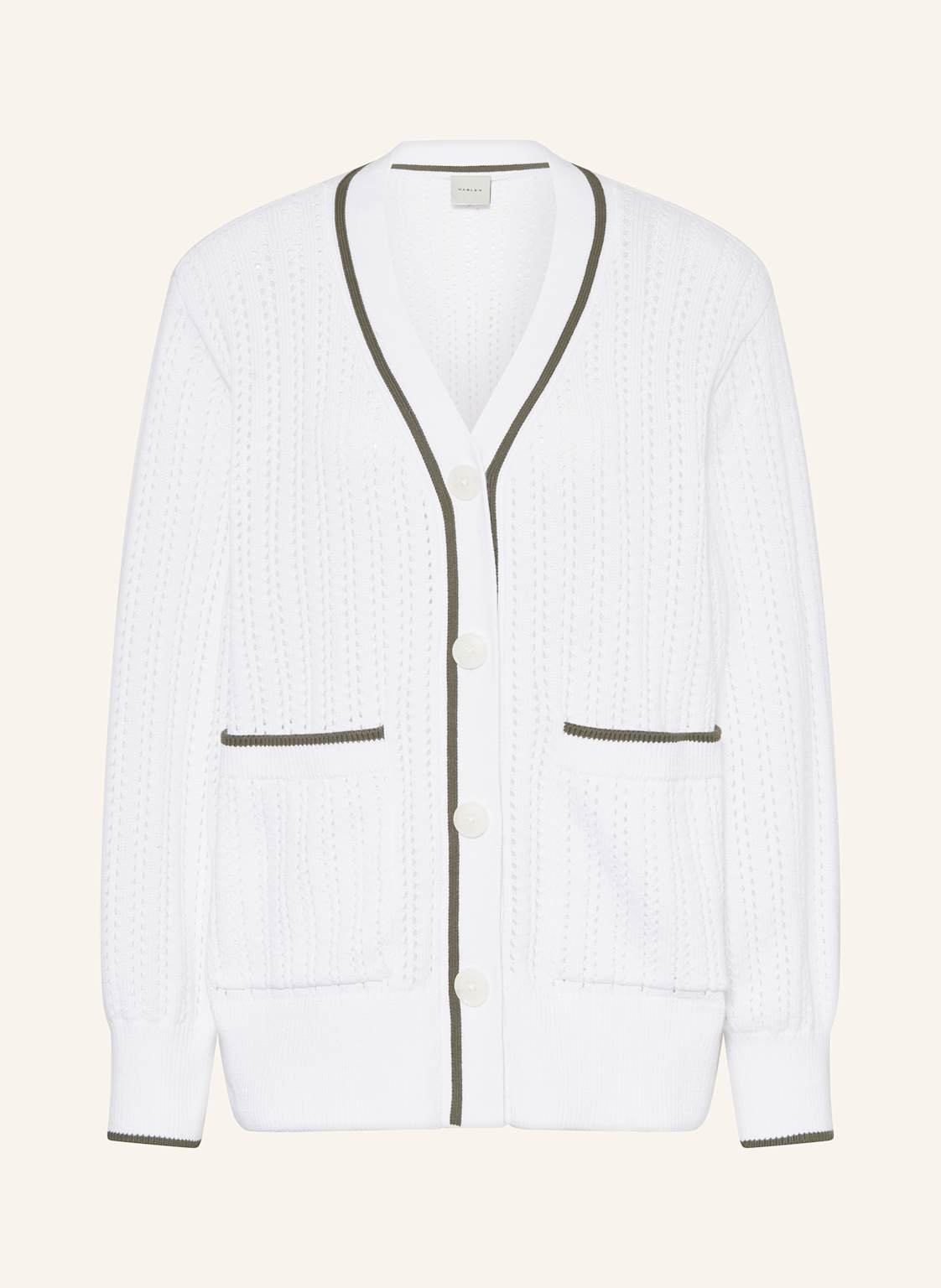 Varley Strickjacke Nissi weiss von Varley