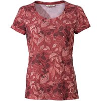 VAUDE Damen Funktionsshirt Skomer Print dunkelrot | 36 von Vaude