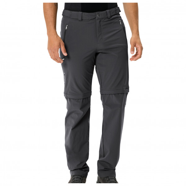 Vaude - Farley Stretch T-Zip Pants III - Zip-Off-Hose Gr 58 - Regular grau von Vaude