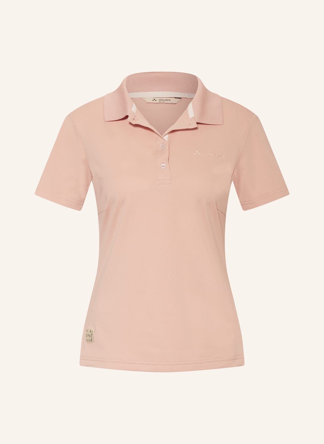 Vaude Funktions-Poloshirt Essential rosa von Vaude