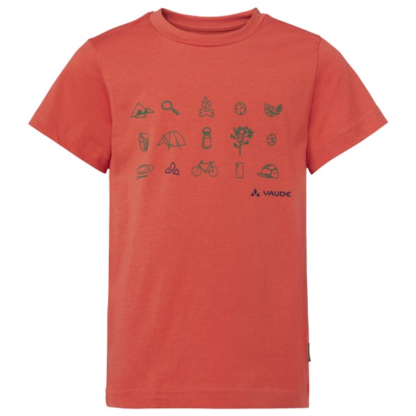 Vaude - Kid's Lezza - T-Shirt Gr 110/116 rot von Vaude