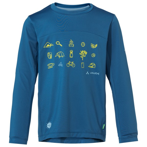 Vaude - Kid's Solaro L/S T-Shirt II - Funktionsshirt Gr 122/128 blau von Vaude