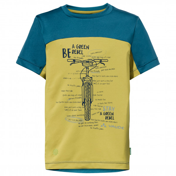 Vaude - Kid's Solaro T-Shirt II - Funktionsshirt Gr 104;110/116;122/128;134/140;146/152;158/164;92;98 blau;gelb;grün;rot von Vaude