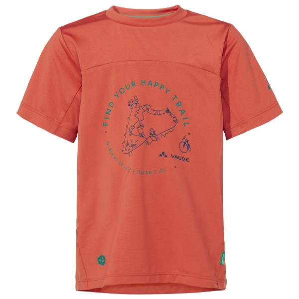 Vaude - Kid's Solaro T-Shirt II - Funktionsshirt Gr 98 rot von Vaude