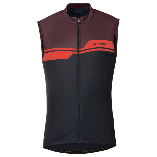 Vaude - Posta Full Zip Tricot Sleeveless - Velo Singlet Gr M schwarz von Vaude