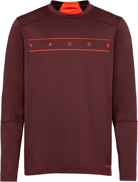 Vaude Qimsa LS Shirt Langarmshirt bordeaux von Vaude