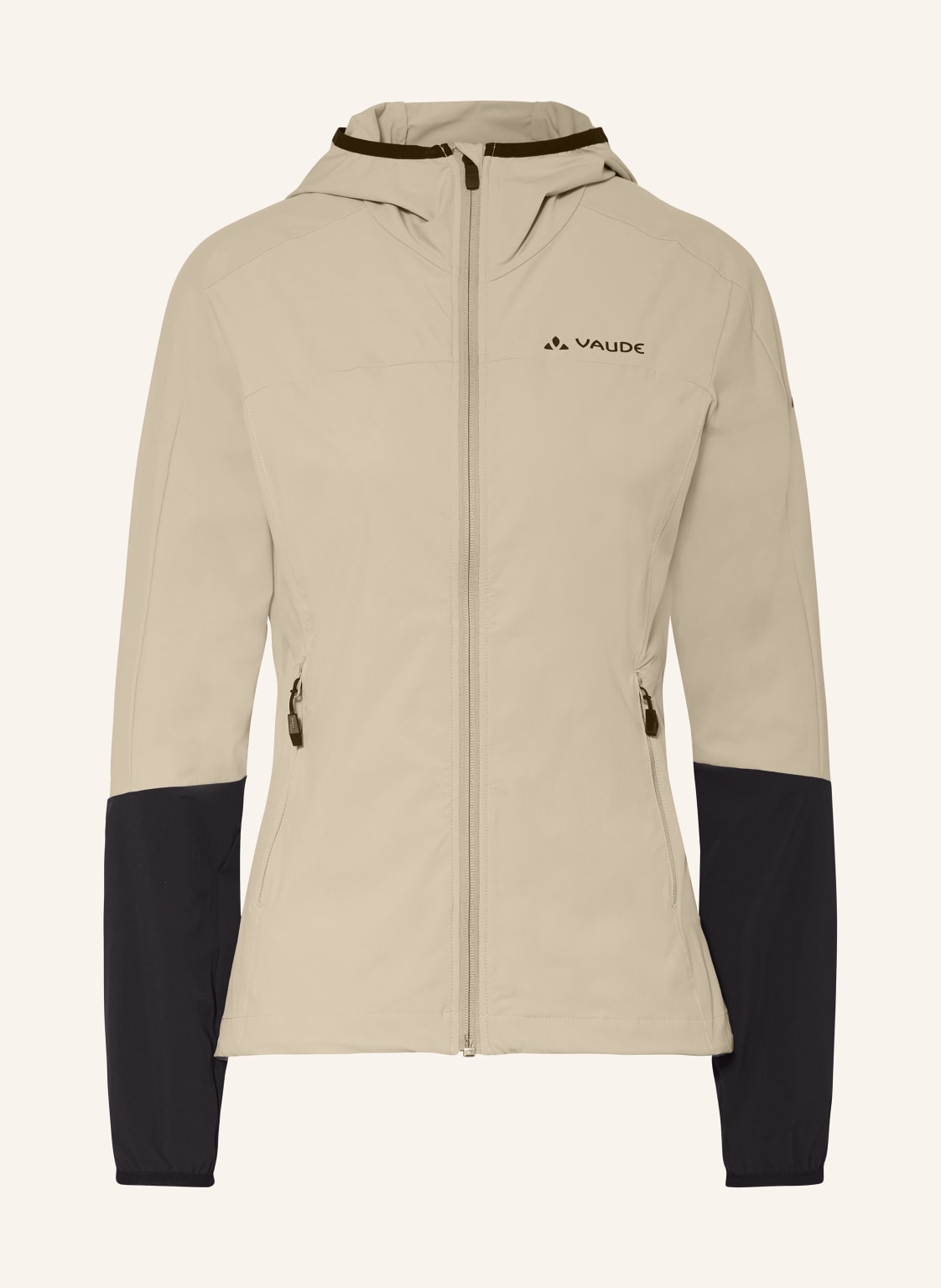 Vaude Softshell-Radjacke Moab Iv beige von Vaude