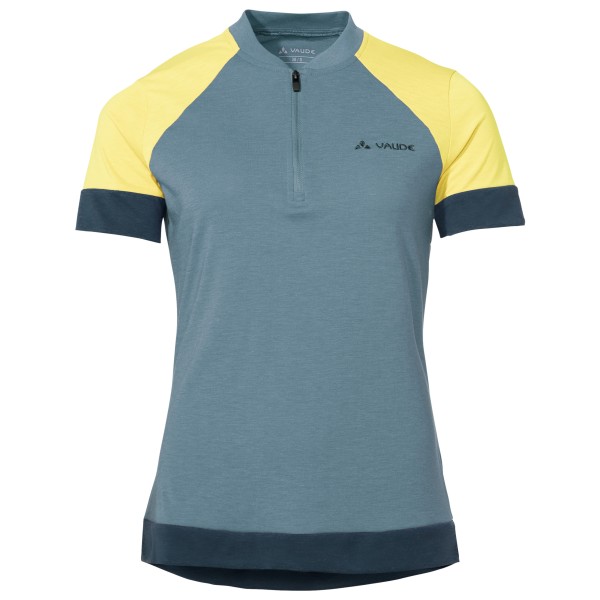 Vaude - Women's Altissimo Q-Zip Shirt - Velotrikot Gr 44 türkis von Vaude