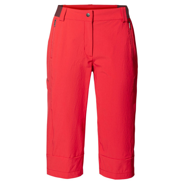 Vaude - Women's Farley Stretch Capri III - Trekkinghose Gr 38 rot von Vaude