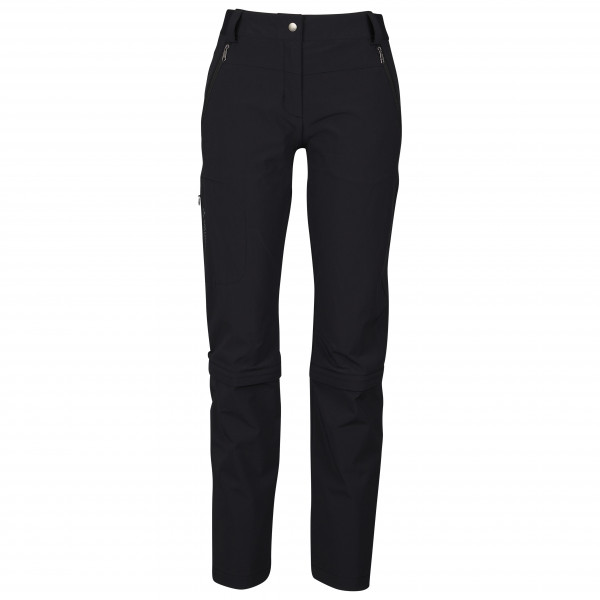 Vaude - Women's Farley Stretch Capri T-Zip Pants III - Zip-Off-Hose Gr 42 - Regular schwarz von Vaude