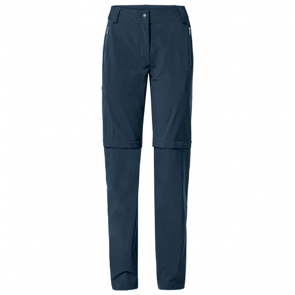 Vaude - Women's Farley Stretch Zip Off T-Zip Pants II - Trekkinghose Gr 38 - Short blau von Vaude