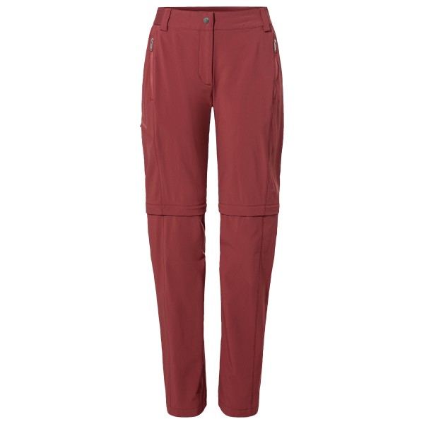 Vaude - Women's Farley Stretch Zip Off T-Zip Pants II - Trekkinghose Gr 48 - Regular rot von Vaude