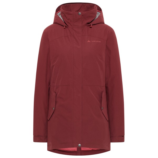 Vaude - Women's Pellice Wool - Parka Gr 38 rot von Vaude