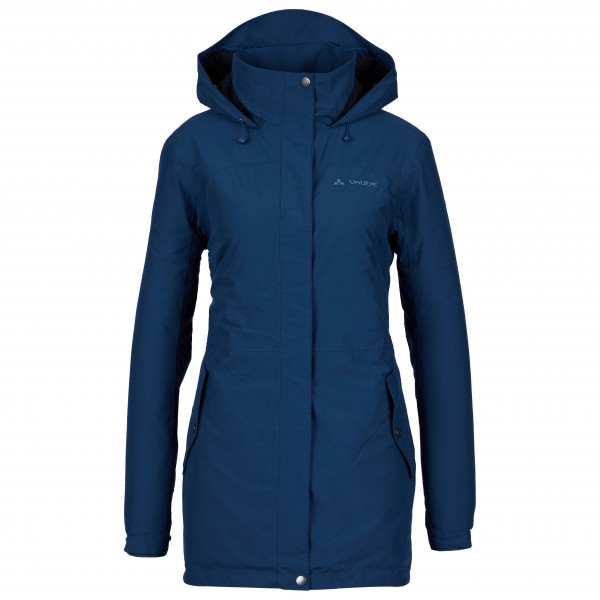 Vaude - Women's Pellice Wool - Parka Gr 42 blau von Vaude