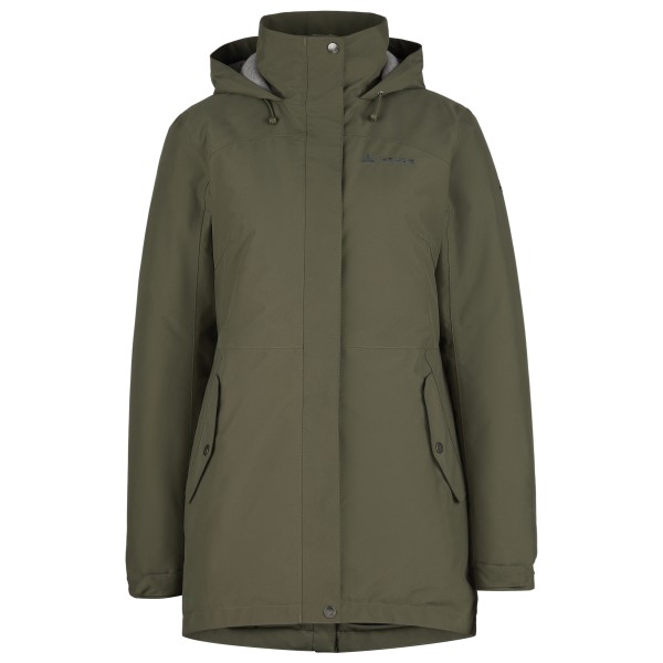 Vaude - Women's Pellice Wool - Parka Gr 42 oliv von Vaude