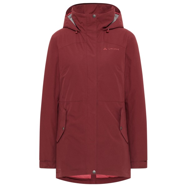 Vaude - Women's Pellice Wool - Parka Gr 42 rot von Vaude