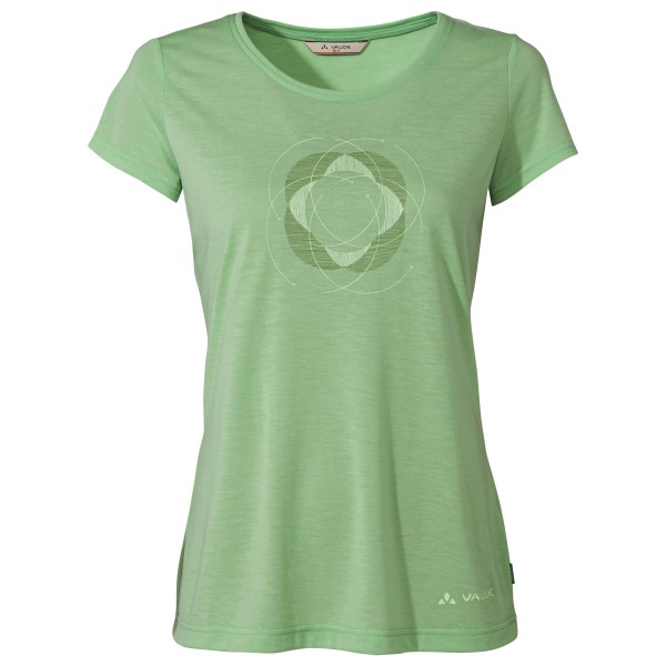 Vaude - Women's Skomer Print T-Shirt II - Funktionsshirt Gr 38 grün von Vaude
