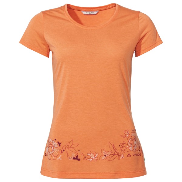 Vaude - Women's Skomer Print T-Shirt II - Funktionsshirt Gr 40 orange von Vaude