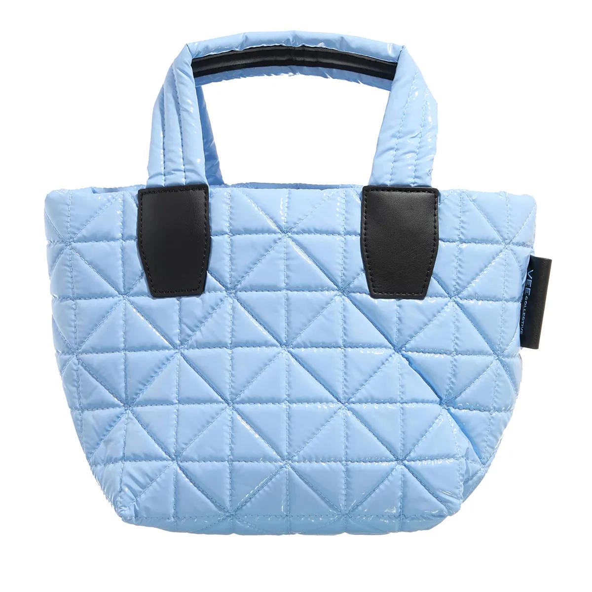 Vee Collective Handtasche - Vee Tote Mini Cerulean Vinyl - Gr. unisize - in Blau - für Damen Vee Collective Handtasche - Vee Tote Mini Cerulean Vinyl - Gr. unisize - in Blau - für Damen von Vee Collective