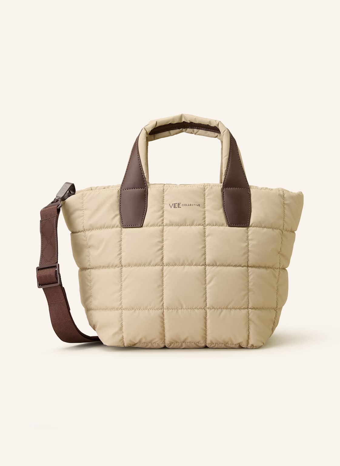 Vee Collective Shopper Porter Tote Small Mit Pouch beige Vee Collective Shopper Porter Tote Small Mit Pouch beige von Vee Collective