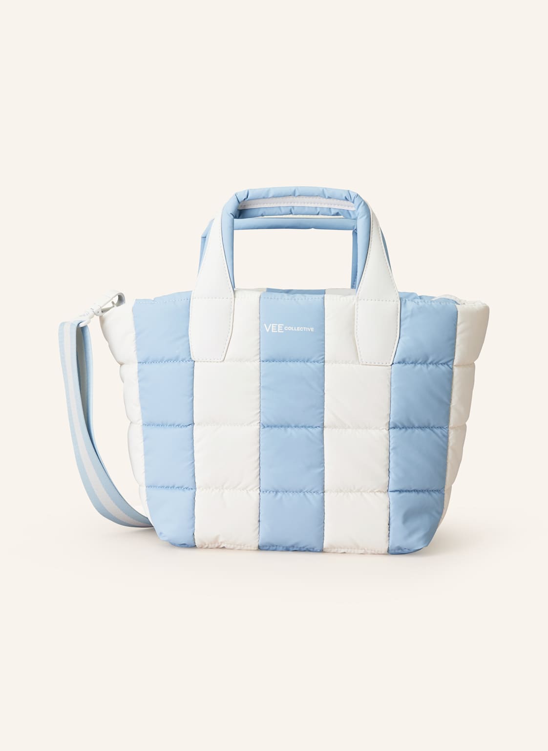 Vee Collective Shopper Porter Tote Small Mit Pouch weiss Vee Collective Shopper Porter Tote Small Mit Pouch weiss von Vee Collective