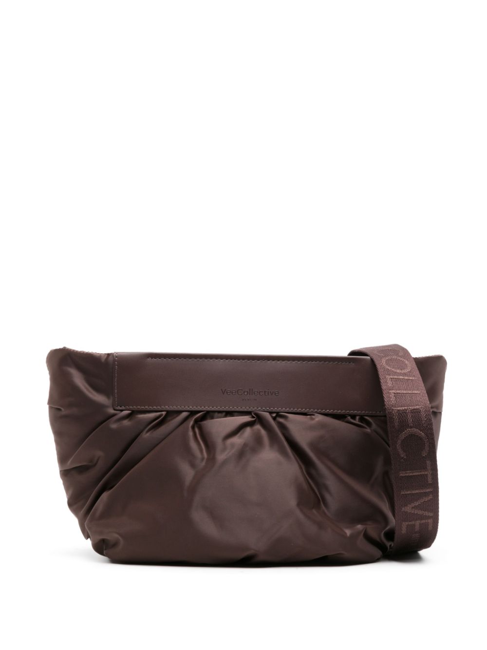 VeeCollective Caba clutch bag - Brown von VeeCollective