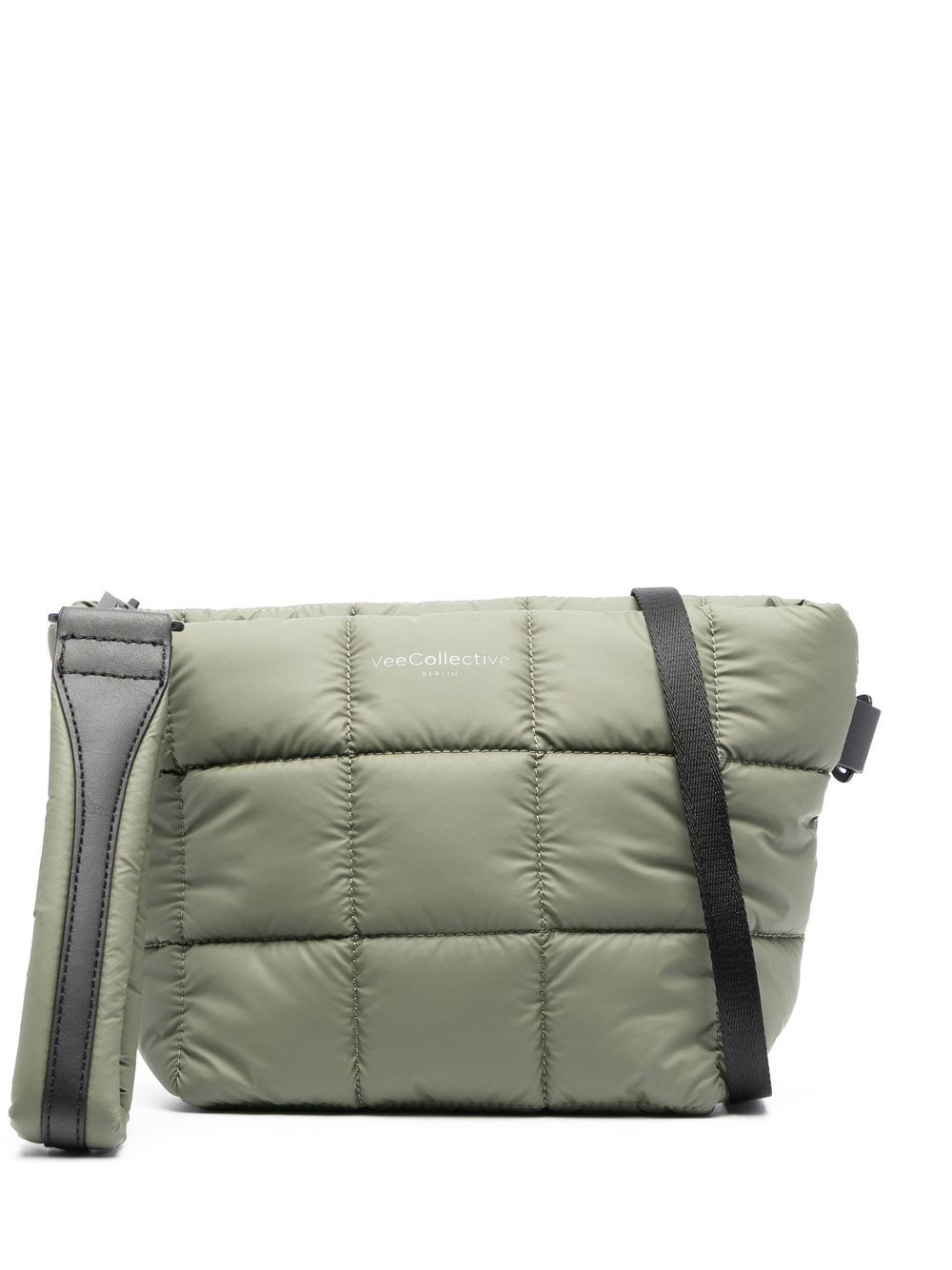VeeCollective Porter quilted shoulder bag - Green von VeeCollective