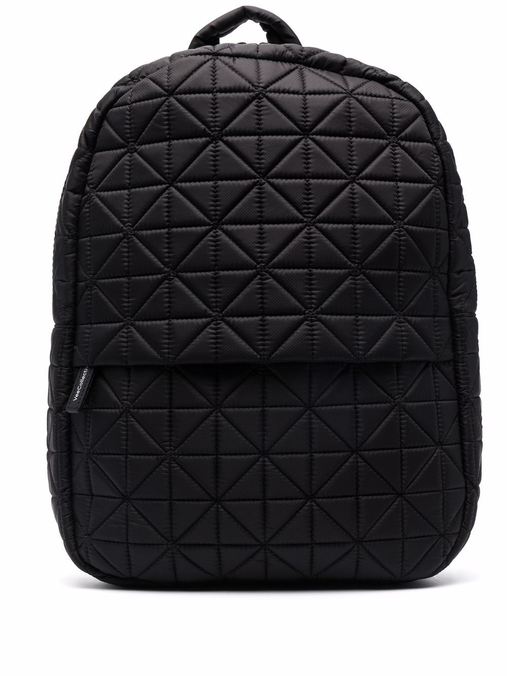 VeeCollective quilted leather-trim backpack - Black von VeeCollective