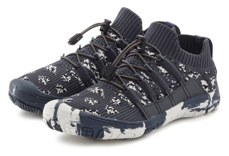 Venice Beach Aquaschuh »Badeschuh, Slipper, Wasserschuh«, mit elastischen Bändern für schnelles Reinschlüpfen, Unisex VEGAN von Venice Beach