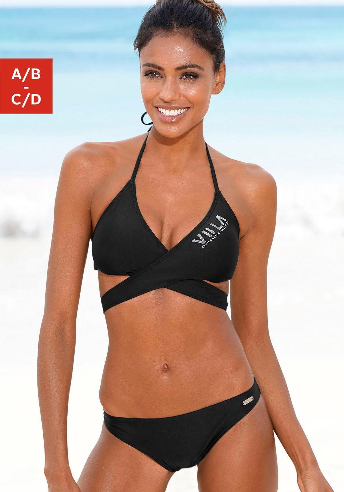 Venice Beach Triangel-Bikini, mit Top zum Wickeln von Venice Beach