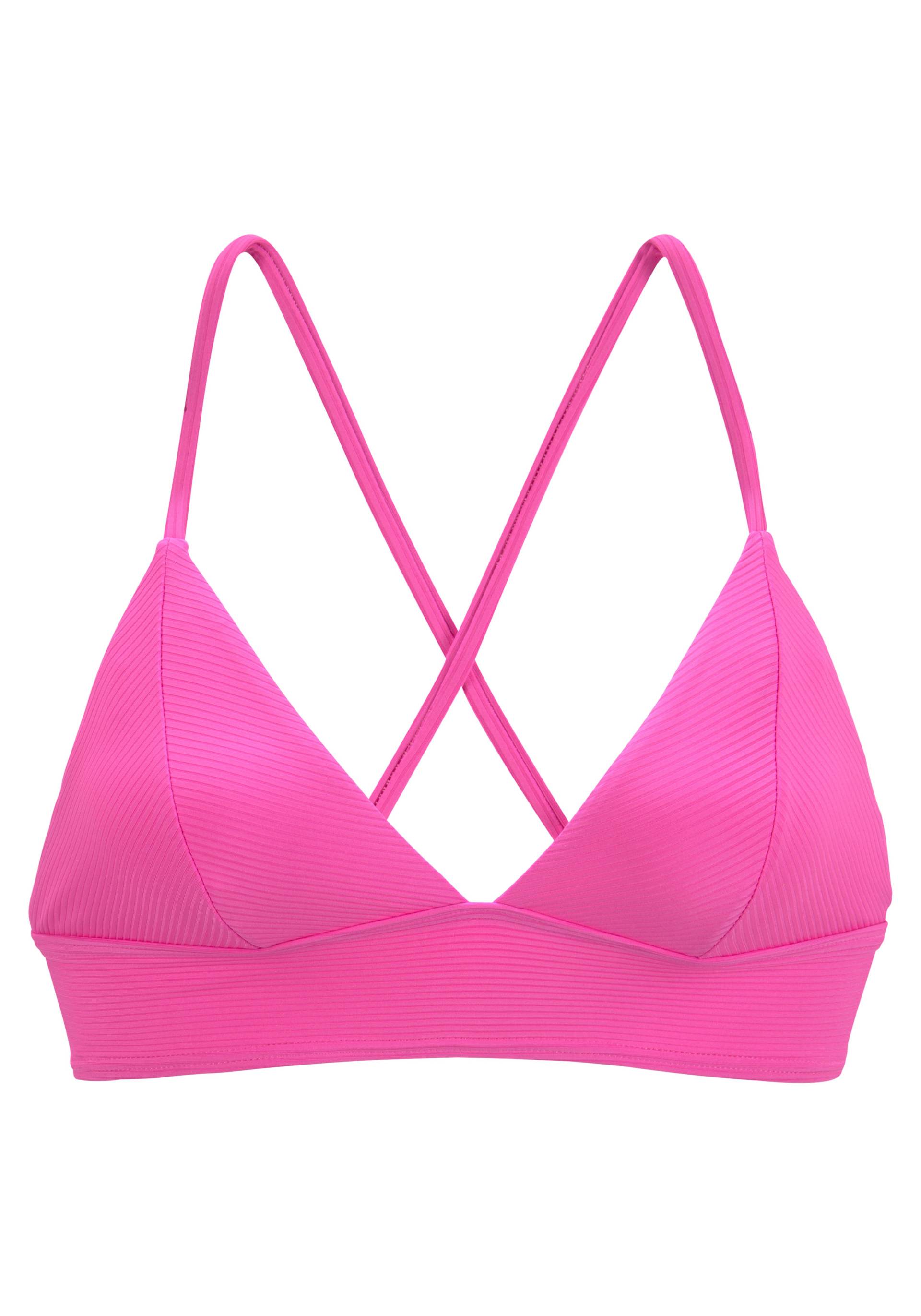 Venice Beach Triangel-Bikini-Top »Lucky«, aus gerippter Strukturware von Venice Beach