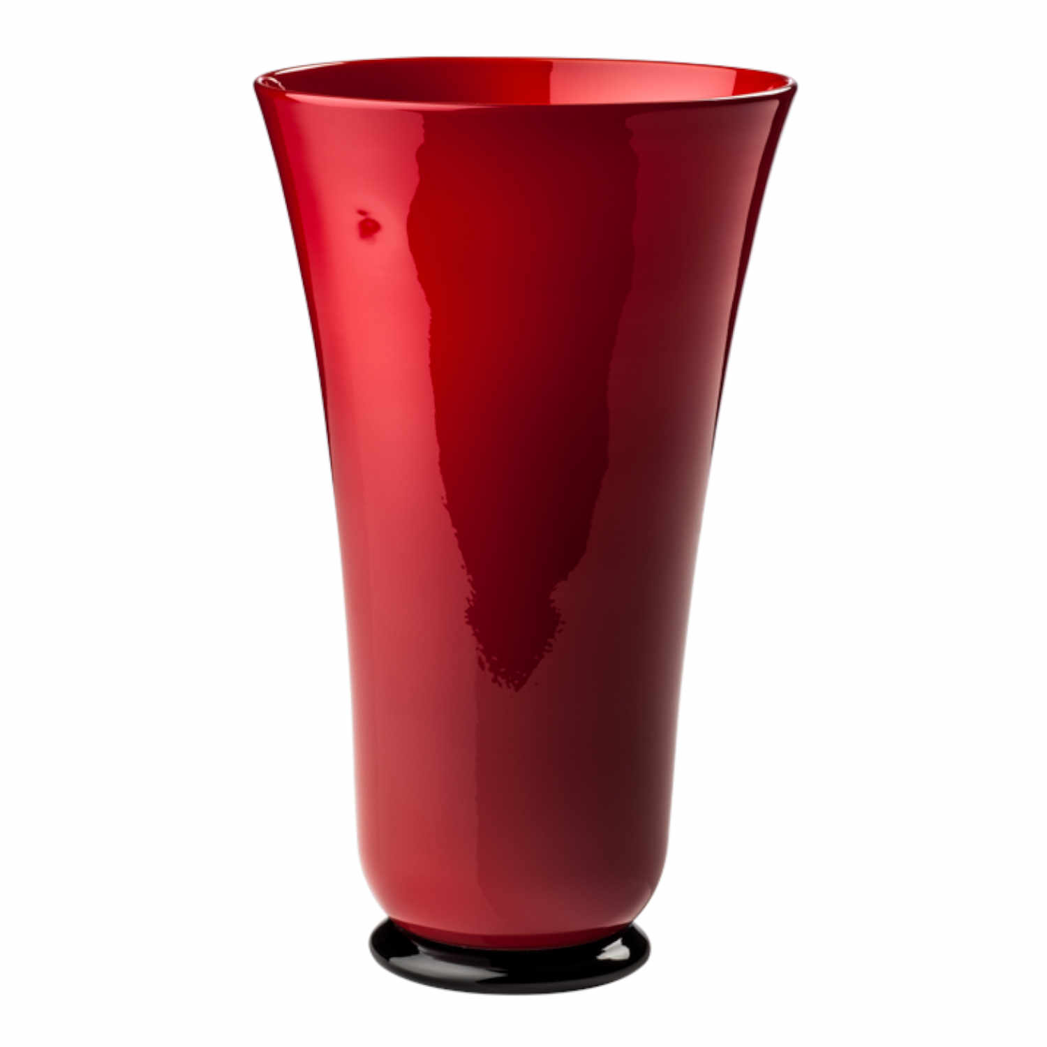 ANNI TRENTA Vase, Grösse ø 18 cm, Farbe red von Venini