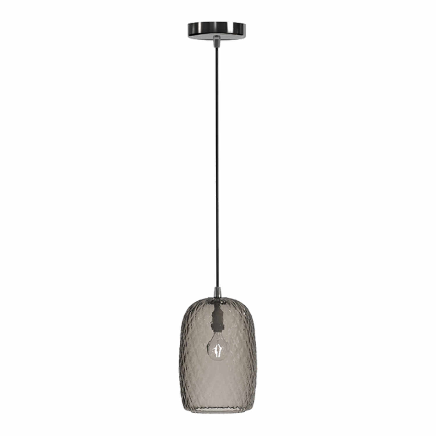 BALLOTON Lamp LED Hängeleuchte, Grösse h. 22 cm, Farbe grey von Venini