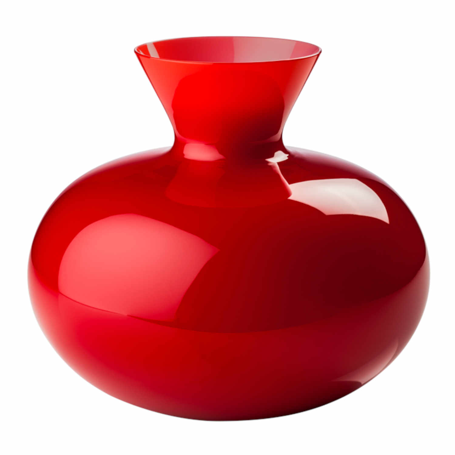 IDRIA Vase, Grösse h. 27 cm, Farbe red IDRIA Vase, Grösse h. 27 cm, Farbe red von Venini