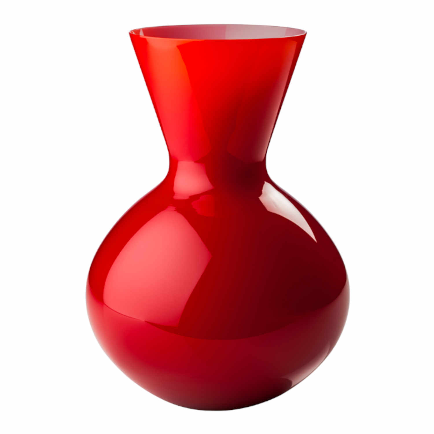 IDRIA Vase, Grösse h. 36 cm, Farbe red IDRIA Vase, Grösse h. 36 cm, Farbe red von Venini