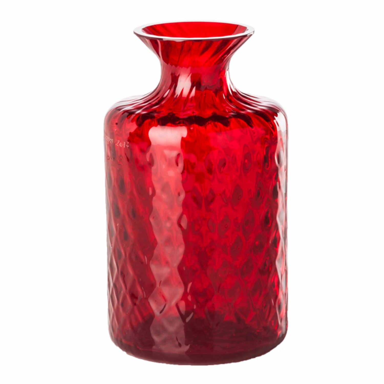 MONOFIORE CARNEVALE Vase, Grösse h. 16 cm, Farbe red von Venini