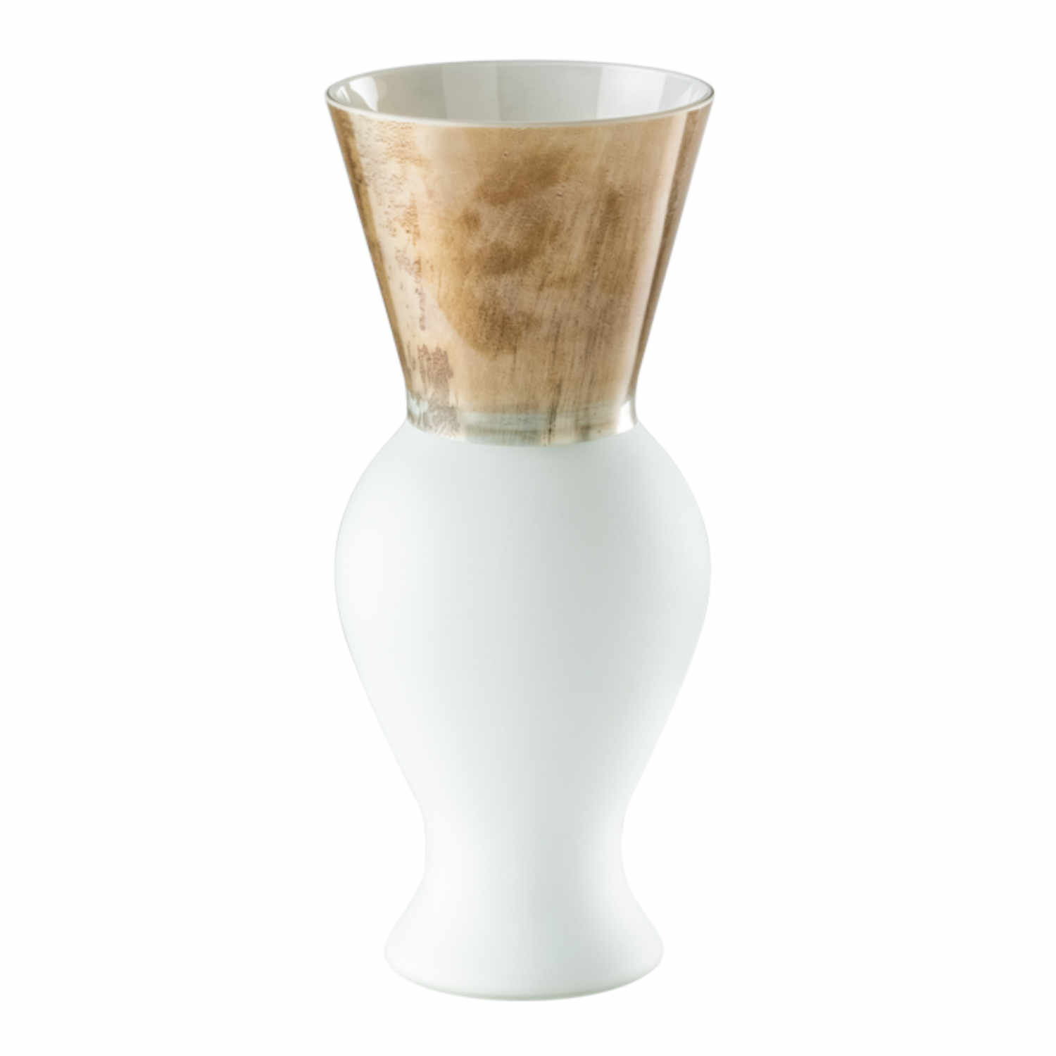 PRINCIPE Vase, Farbe milk-white von Venini