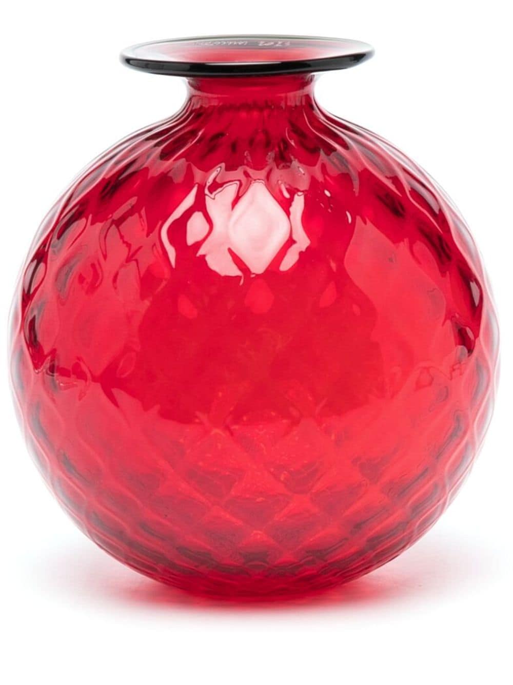 Venini Monofiore glass vase - Red von Venini