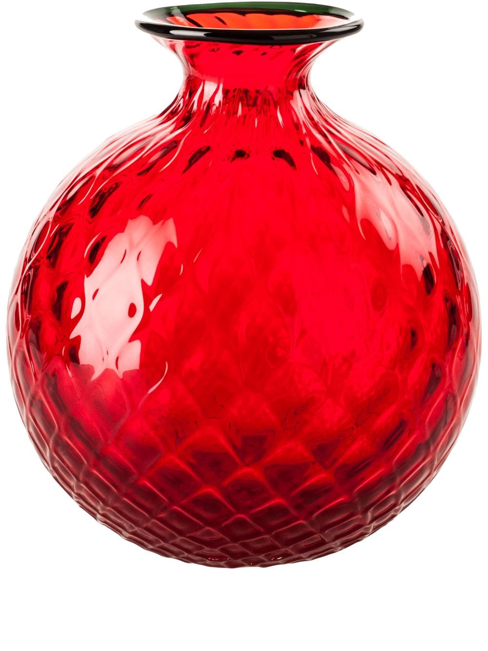 Venini Monofiore glass vase - Red