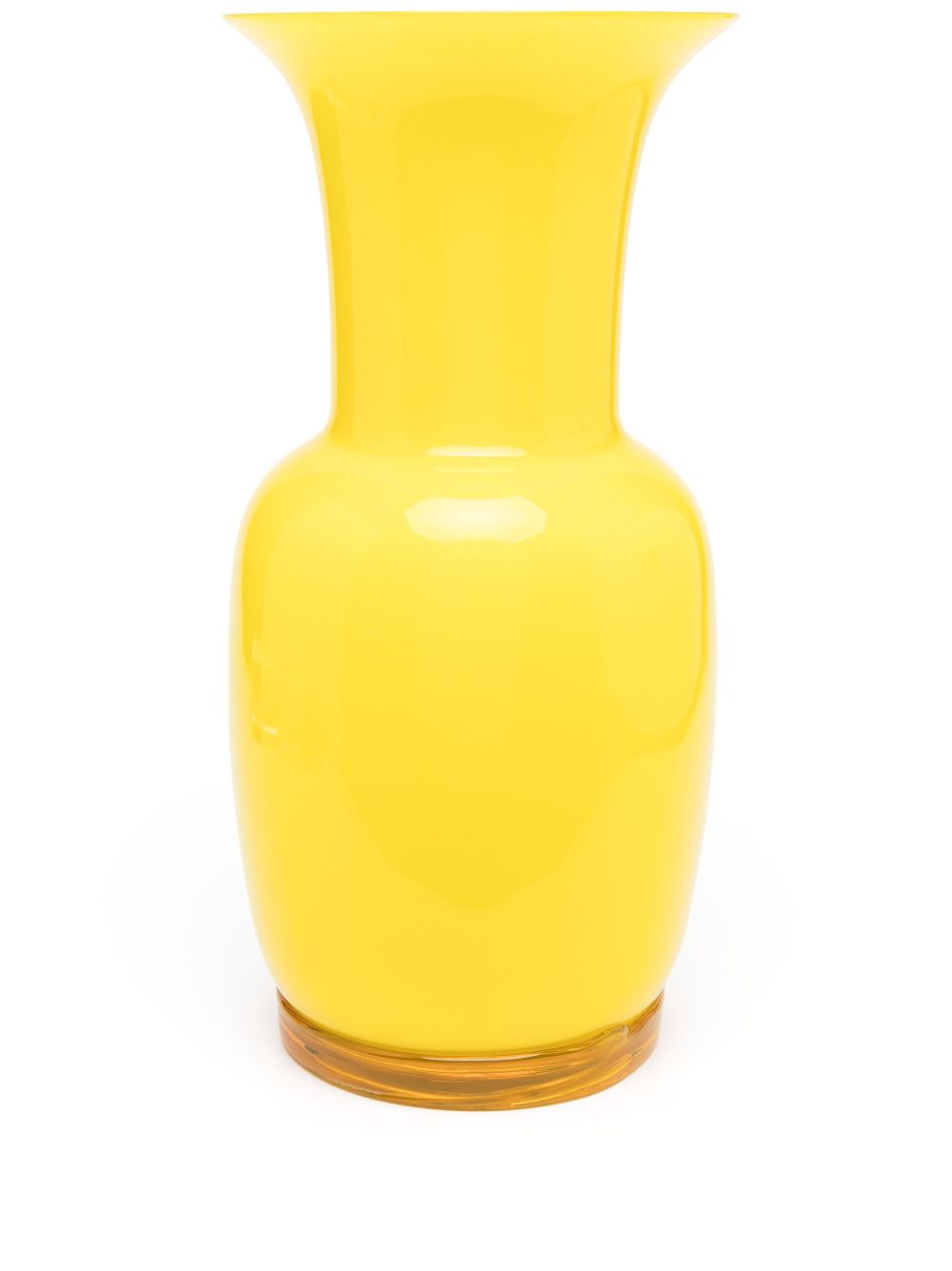 Venini Opalino porcelain vase - Yellow von Venini